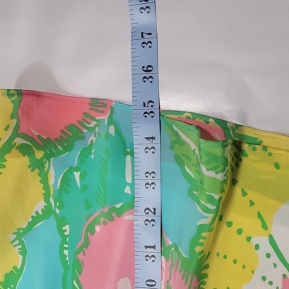 Lilly Pulitzer, Size XXS Maisy Silk Slip Dress Big Flirt Racerback Sleeveless - Picture 8 of 9